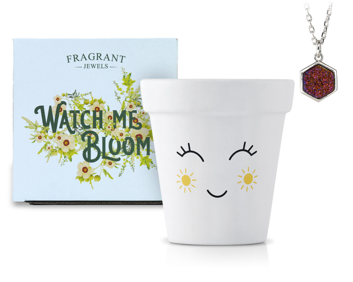 Watch Me Bloom Candle with Hidden Necklace!