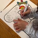  Large Personalized Unicorn Coloring Poster