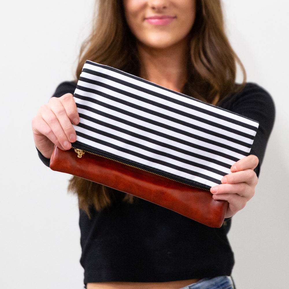 Foldover Clutch - Holiday Shopping Spree