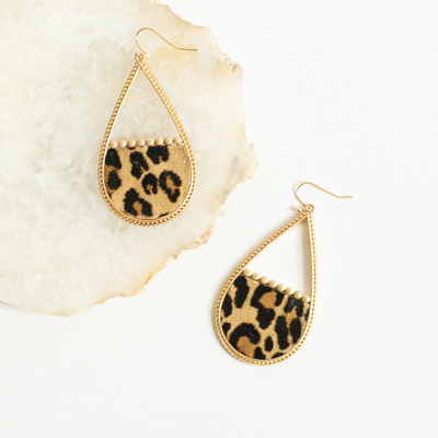 Emily Earring Collection - Leopard