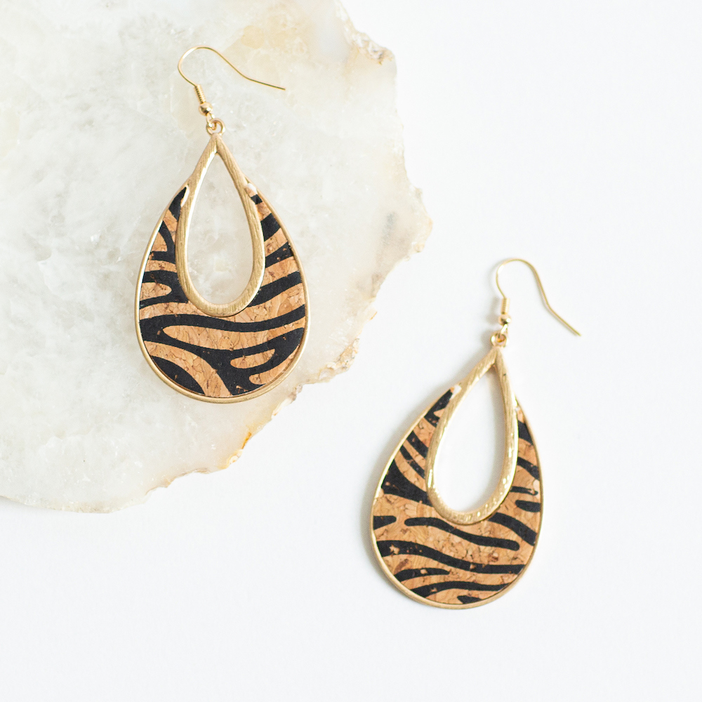 Emma Earring Collection - Wildcat & Goldtone