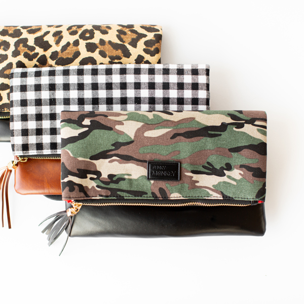 Foldover Clutch - Holiday Shopping Spree