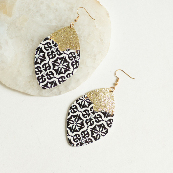 Josie Earring Collection - Black & White