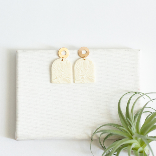 Madison Earring Collection - Cream