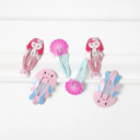  Fun Hair Clip Set - 6 Clips - Mermaid Love