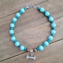  Matching Necklace for Dog/Cat and Bracelet for owner, Pet Jewelry, Gift for dog and owner, Pet Accessories, fur baby