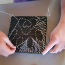  DIY String Art Pawprint with Heart, Dog or Cat owner gift, Pet Home Décor, Fun for ages 12+, Learn a new activity, craft night party.