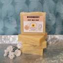 Fresh Floral 3 pack of Goat Milk Bar Soap, Includes 1 Wood Soap tray & 3 Soap Saver Bags, Homemade Soap for Sensitive skin.