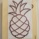  DIY String Art Pineapple, Beach House Décor, Tropical Wall Decor, wall hanging, shelf art. Gift Idea! Activity for kids, teens & adults.