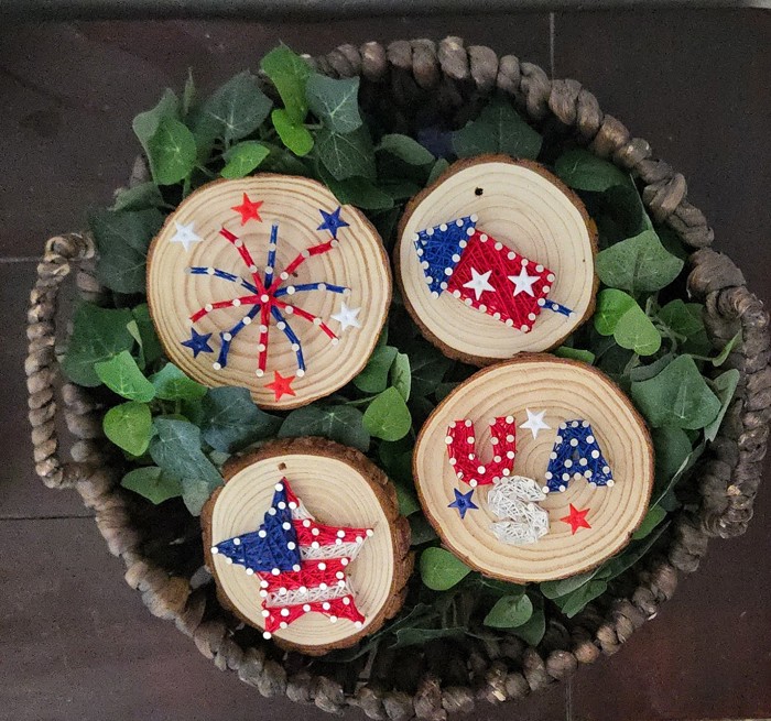DIY String Art Kits, Star, Rocket, USA, & Firework