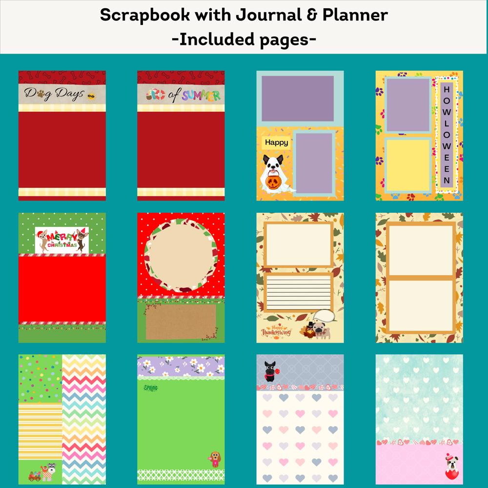 Complete Planner& Memory book for new Puppy, Printed, Puppy Journal, Scrapbook, puppy baby book Great Gift idea, Dog Mom Gift! Puppy journal