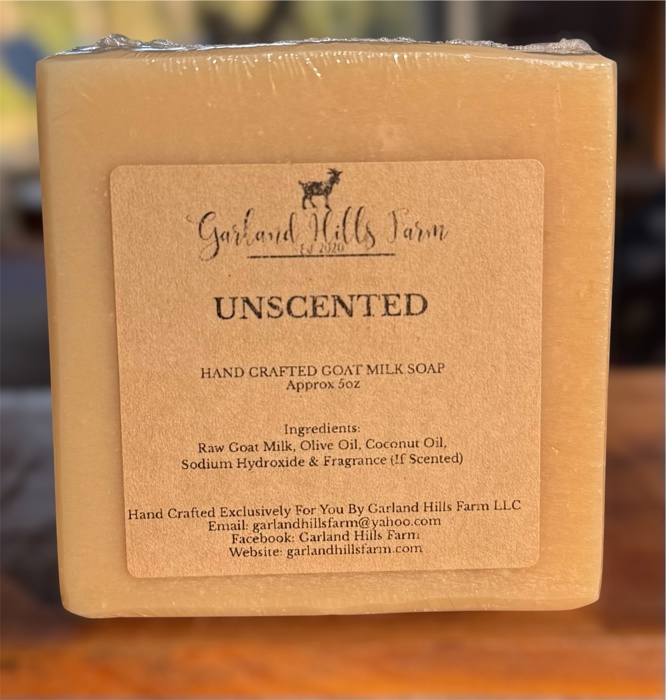 Garland Hills Farm Goat Milk Bar Soap