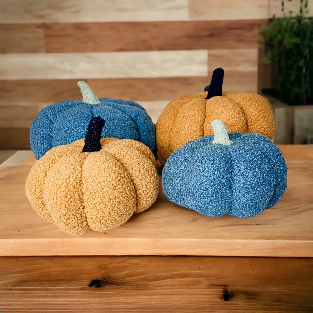 Handmade Plush Pumpkin Decorations | Fall Home Decor | Pumpkin Pillows