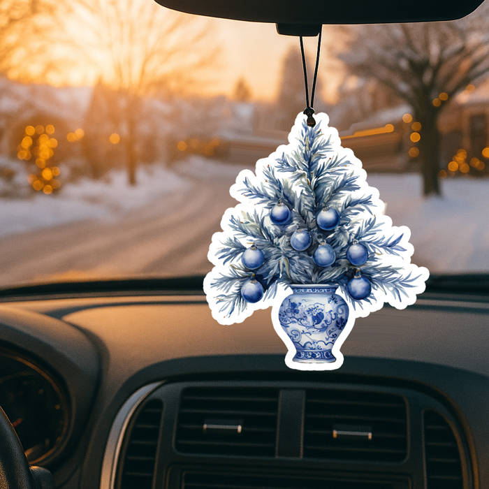 Car Air Fresheners, Hanging Christmas Freshies | Cheap Stocking Stuff Gifts | Pink Christmas | Funny Gift Ideas