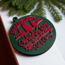 Farm Fresh Handmade Wooden Christmas Ornaments, Farm Fresh Christmas Tree Holiday Home Decor, Unique Hanging Christmas Tree Decorations