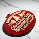 Farm Fresh Handmade Wooden Christmas Ornaments, Farm Fresh Christmas Tree Holiday Home Decor, Unique Hanging Christmas Tree Decorations