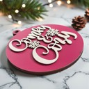Comfy & Cozy Handmade Wooden Christmas Ornaments, Farm Fresh Christmas Tree Holiday Home Decor, Unique Hanging Christmas Tree Decorations