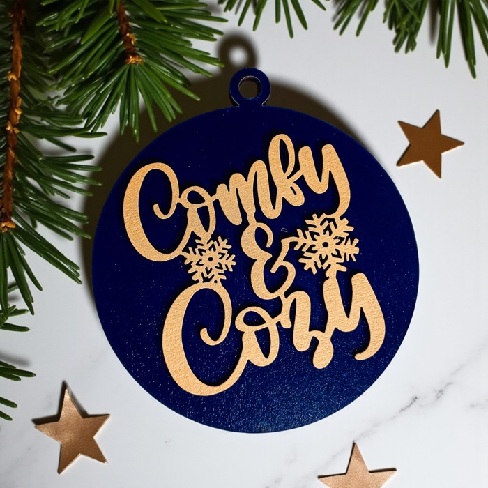 Handmade Wooden Christmas Ornaments, Farm Fresh Christmas Tree Holiday Home Decor, Unique Hanging Christmas Tree Decorations