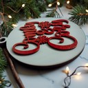Comfy & Cozy Handmade Wooden Christmas Ornaments, Farm Fresh Christmas Tree Holiday Home Decor, Unique Hanging Christmas Tree Decorations