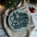 Filthy Animal Handmade Wooden Christmas Ornaments, Farm Fresh Christmas Tree Holiday Home Decor, Unique Hanging Christmas Tree Decorations