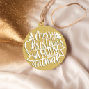 Filthy Animal Handmade Wooden Christmas Ornaments, Farm Fresh Christmas Tree Holiday Home Decor, Unique Hanging Christmas Tree Decorations