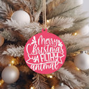 Filthy Animal Handmade Wooden Christmas Ornaments, Farm Fresh Christmas Tree Holiday Home Decor, Unique Hanging Christmas Tree Decorations