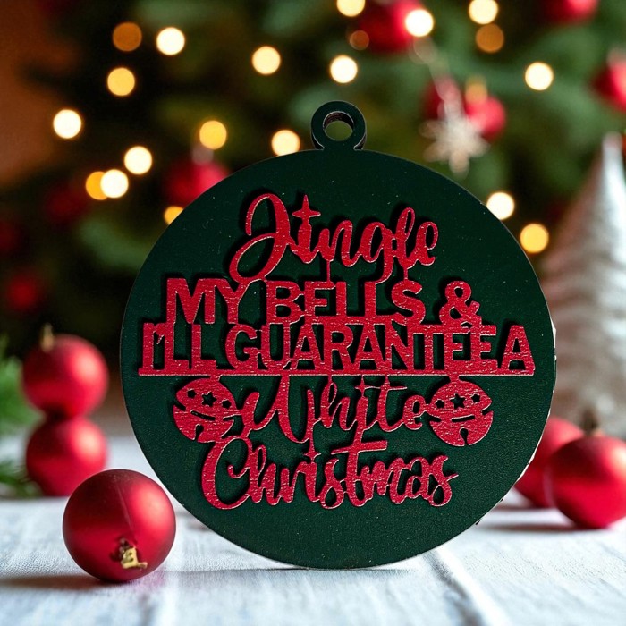 Handmade Wooden Christmas Ornaments, Farm Fresh Christmas Tree Holiday Home Decor, Unique Hanging Christmas Tree Decorations