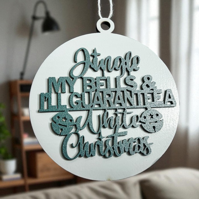 Handmade Wooden Christmas Ornaments, Farm Fresh Christmas Tree Holiday Home Decor, Unique Hanging Christmas Tree Decorations