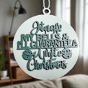 Jingle My Bells Handmade Wooden Christmas Ornaments, Farm Fresh Christmas Tree Holiday Home Decor, Unique Hanging Christmas Tree Decorations