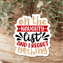 Naughty List Black Ice Christmas Air Fresheners for Small Spaces or Car Freshie | 12 Scent Choices