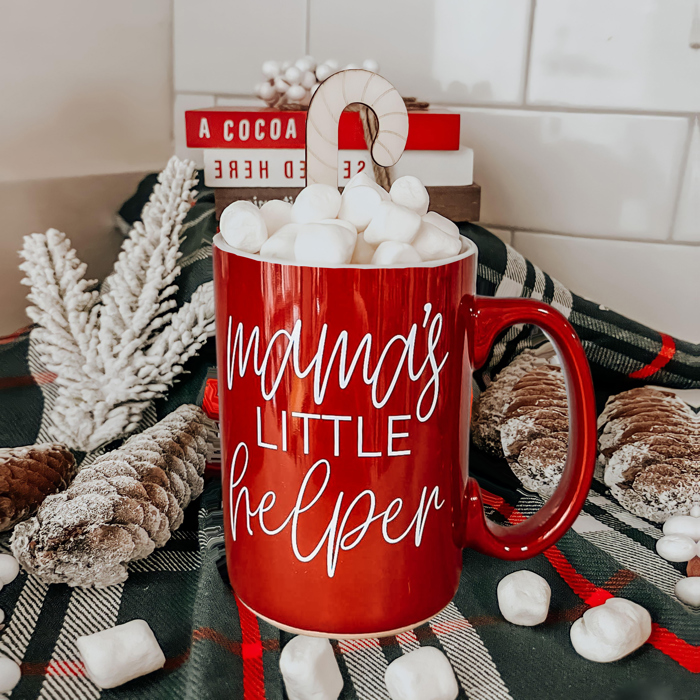 Funny Mom Christmas Gift 2pk Bundle - Holiday Humor Ceramic Coffee | Mugs Mama Needs a Silent Night Coffee Mug, Funny Christmas Gift