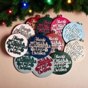 Jingle My Bells Handmade Wooden Christmas Ornaments, Farm Fresh Christmas Tree Holiday Home Decor, Unique Hanging Christmas Tree Decorations