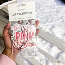  Car Air Fresheners, Hanging Christmas Freshies | Cheap Stocking Stuff Gifts | Pink Christmas | Funny Gift Ideas