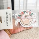 Car Air Fresheners, Hanging Christmas Freshies | Cheap Stocking Stuff Gifts | Pink Christmas | Funny Gift Ideas