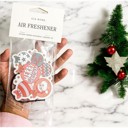  Car Air Fresheners, Hanging Christmas Freshies | Cheap Stocking Stuff Gifts | Pink Christmas | Funny Gift Ideas