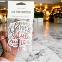  Car Air Fresheners, Hanging Christmas Freshies | Cheap Stocking Stuff Gifts | Pink Christmas | Funny Gift Ideas