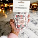  Car Air Fresheners, Hanging Christmas Freshies | Cheap Stocking Stuff Gifts | Pink Christmas | Funny Gift Ideas