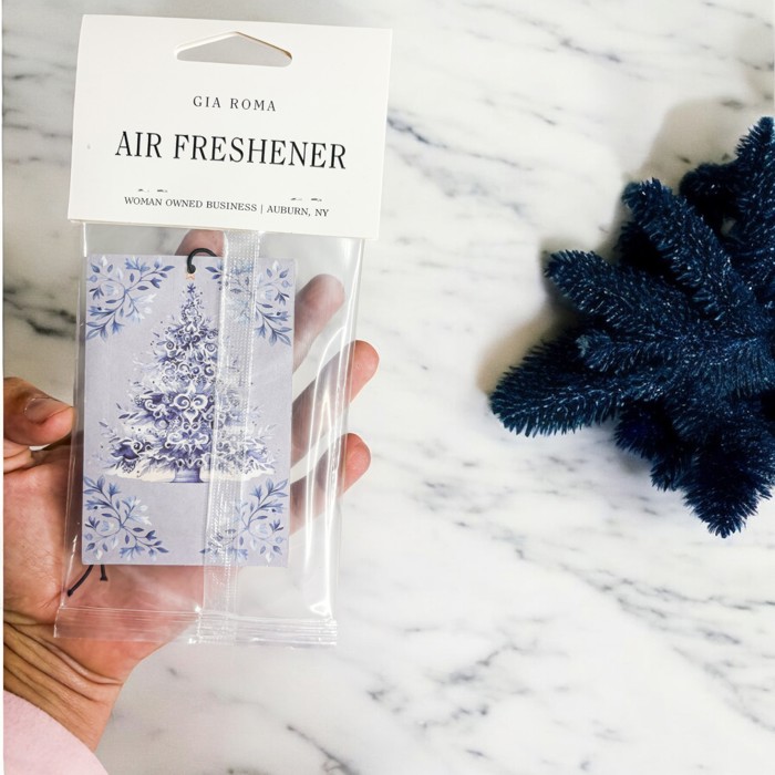 Car Air Fresheners, Hanging Christmas Freshies | Cheap Stocking Stuff Gifts | Pink Christmas | Funny Gift Ideas