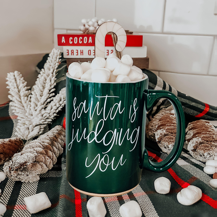 Funny Mom Christmas Gift 2pk Bundle - Holiday Humor Ceramic Coffee | Mugs Mama Needs a Silent Night Coffee Mug, Funny Christmas Gift