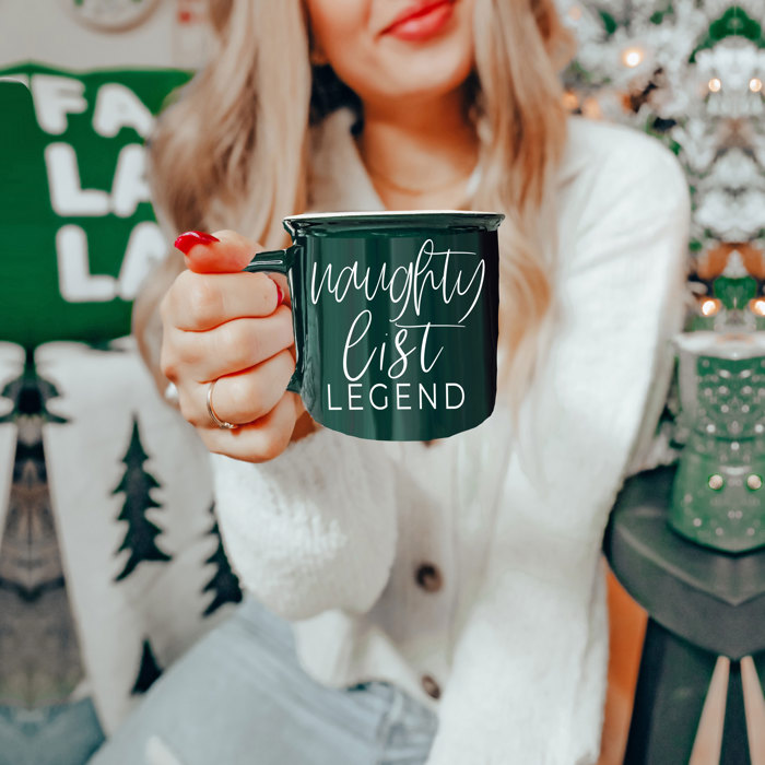 Ceramic Coffee Mugs 2pk | Funny Gift Ideas | Modern Farmhouse Drinkware | Funny Coffee Cups