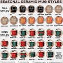  Ceramic Coffee Mugs 2pk | Funny Gift Ideas | Modern Farmhouse Drinkware | Funny Coffee Cups