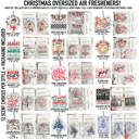  Car Air Fresheners, Hanging Christmas Freshies | Cheap Stocking Stuff Gifts | Pink Christmas | Funny Gift Ideas