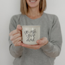  Ceramic Coffee Mugs 2pk | Funny Gift Ideas | Modern Farmhouse Drinkware | Funny Coffee Cups