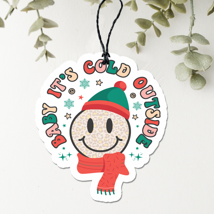 Car Air Fresheners, Hanging Christmas Freshies | Cheap Stocking Stuff Gifts | Pink Christmas | Funny Gift Ideas