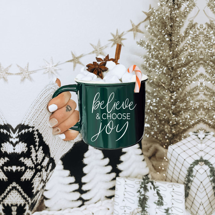 Ceramic Coffee Mugs 2pk | Funny Gift Ideas | Modern Farmhouse Drinkware | Funny Coffee Cups