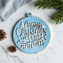  Handmade Wooden Christmas Ornaments, Farm Fresh Christmas Tree Holiday Home Decor, Unique Hanging Christmas Tree Decorations