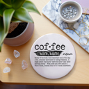  Funny Drink Definition Coasters | Bar Cart Ceramic Coaster | Build Your Own Gift Set | Funny Tabletop Decor & Gifts