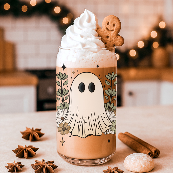 Halloween Coffee Mugs Modern 2pk | Fall & Autumn Drinkware Unique | Halloween Gift Ideas Cute and Funny