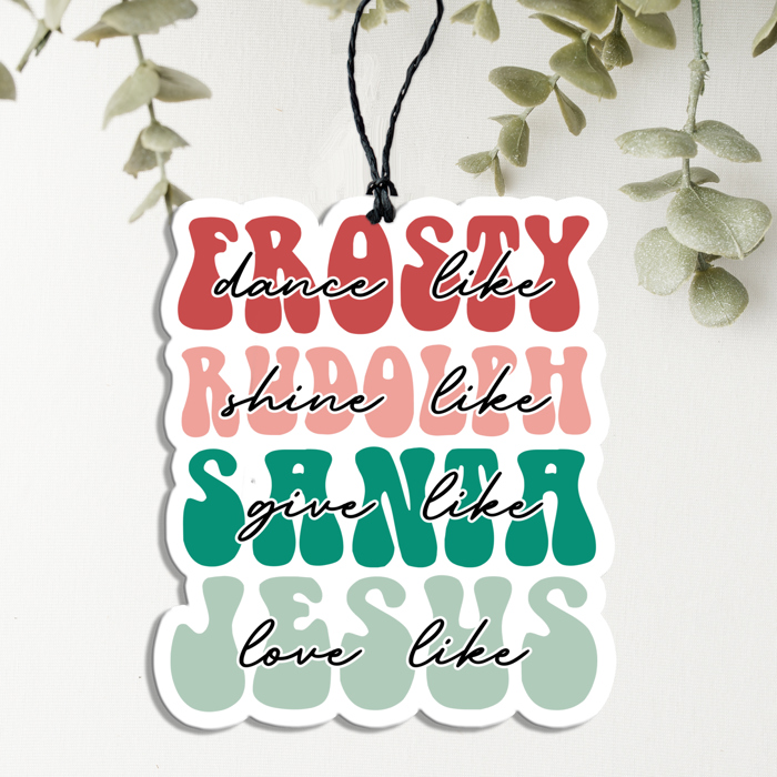 Car Air Fresheners, Hanging Christmas Freshies | Cheap Stocking Stuff Gifts | Pink Christmas | Funny Gift Ideas