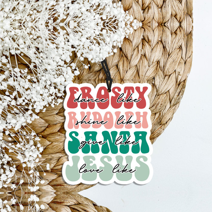 Car Air Fresheners, Hanging Christmas Freshies | Cheap Stocking Stuff Gifts | Pink Christmas | Funny Gift Ideas